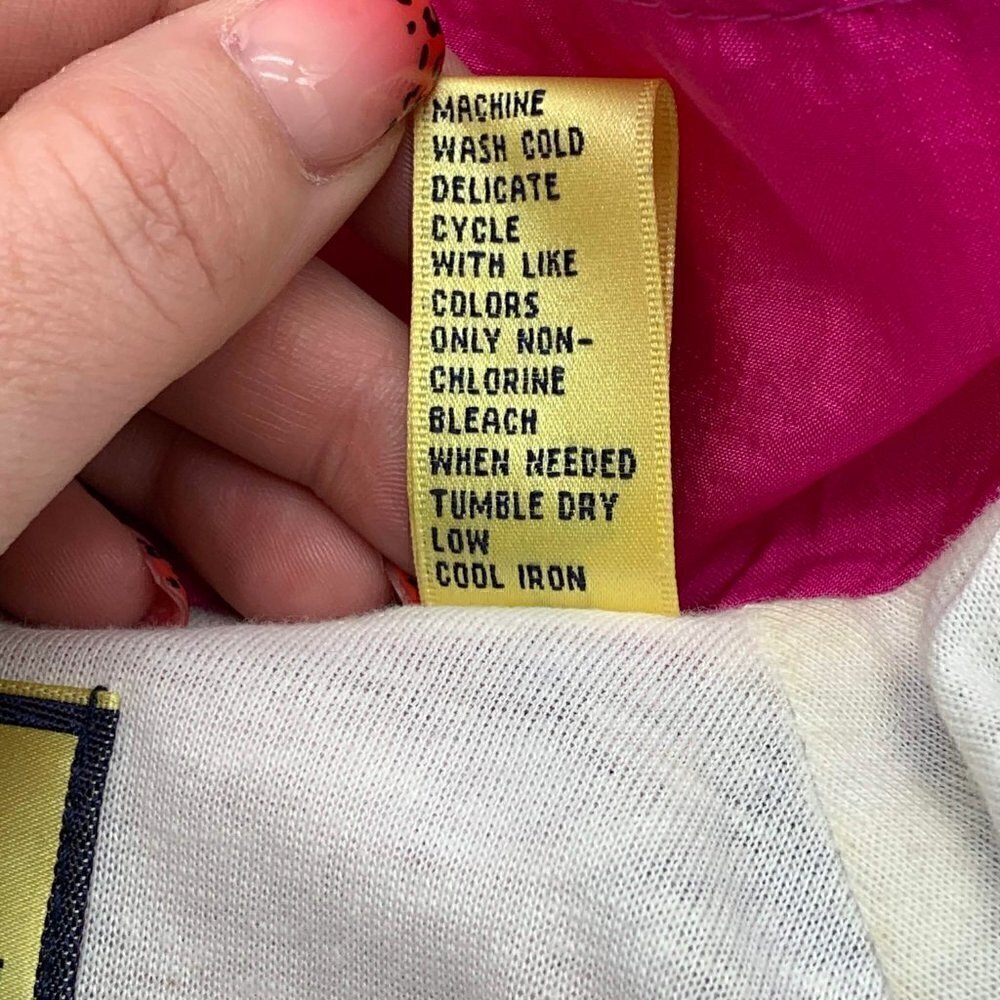 Bill Blass Petites Multicolor Vintage Windbreaker - Picture 6 of 6